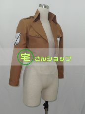 画像2: 進撃の巨人 リヴァイ 訓練兵団 エレン・イェーガー ミカサ アルミン ジャケット コート 風 コスチューム コスプレ衣装 オーダーメイド (2)