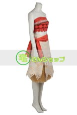 画像3: モアナと伝説の海 Moana モアナ・ワイアリキ 風 コスプレ衣装 コスチューム オーダーメイド (3)