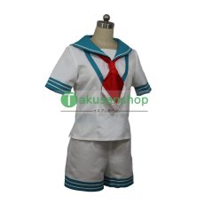 画像2: 艦隊これくしょん -艦これ- 球磨 風 コスチューム コスプレ衣装 オーダーメイド (2)