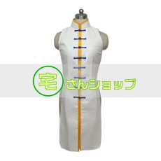 画像1: ストリートファイター チャイナ服  ホワイト コスプレ衣装 (1)