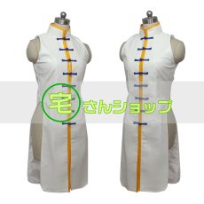 画像2: ストリートファイター チャイナ服  ホワイト コスプレ衣装 (2)