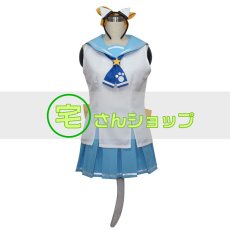 画像1: えとたま 干支魂 ネコ族 にゃ〜たん セーラー服 コスプレ衣装 (1)