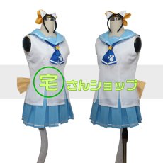画像2: えとたま 干支魂 ネコ族 にゃ〜たん セーラー服 コスプレ衣装 (2)