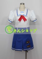 画像1: アイカツ アイドルカツドウ! 星宮いちご 霧矢 あおい 夏季校服 コスチューム パーティー イベント コスプレ衣装 (1)