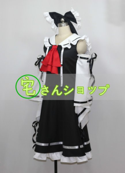 東方Project 東方緋想天 博麗 霊夢 黒い版 コスチューム 巫女服