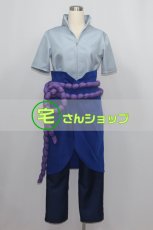 画像1: NARUTO -ナルト- 疾風伝 うちはサスケ コスプレ衣装 (1)