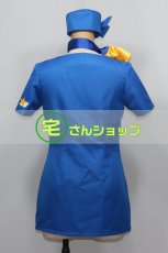 画像4: スカイマーク航空 CA 超ミニスカ制服 キャビンアテンダント ステュワーデス コスプレ衣装 (4)