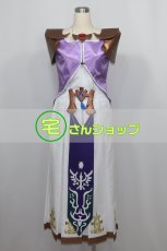 画像1: ゼルダの伝説 トワイライトプリンセス ゼルダ姫 コスプレ衣装 (1)