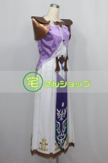 画像2: ゼルダの伝説 トワイライトプリンセス ゼルダ姫 コスプレ衣装 (2)