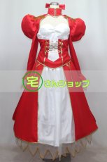 画像1: Fate/EXTRA フェイト/エクストラ セイバー ネロ・クラウディウス コスプレ衣装 (1)