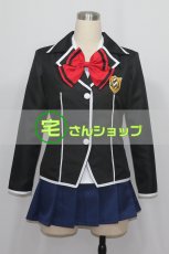 画像1: ギルティクラウン GUILTY CROWN 供奉院 亞里沙 天王洲第一高校制服 コスプレ衣装 (1)