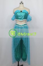 画像1: アラジンと魔法のランプ  アラジン Aladin ジャスミン プリンセス コスプレ衣装 (1)