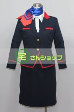 画像1: CA キャビンアテンダント スチュワーデス 制服 コスプレ衣装 (1)