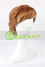 画像3: アナと雪の女王 Frozen アナ  コスプレウイッグ  wig (3)