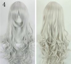 画像4: 卷き毛 ロング　80cm多色　選び自由　高品質耐熱 コスプレウイッグ+ウイッグネット wig (4)