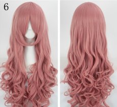 画像6: 卷き毛 ロング　80cm多色　選び自由　高品質耐熱 コスプレウイッグ+ウイッグネット wig (6)