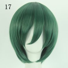 画像18: 短い髪　30cm多色　選び自由　高品質耐熱 コスプレウイッグ+ウイッグネット wig (18)