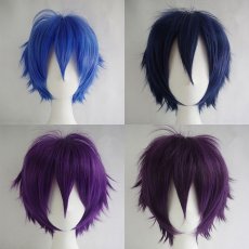 画像2: 短い髪　30cm多色　選び自由　高品質耐熱 コスプレウイッグ+ウイッグネット wig (2)