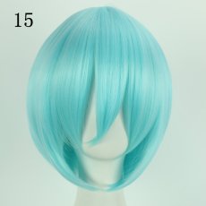 画像16: 短い髪　30cm多色　選び自由　高品質耐熱 コスプレウイッグ+ウイッグネット wig (16)