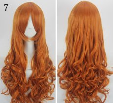 画像7: 卷き毛 ロング　80cm多色　選び自由　高品質耐熱 コスプレウイッグ+ウイッグネット wig (7)