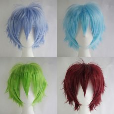 画像4: 短い髪　30cm多色　選び自由　高品質耐熱 コスプレウイッグ+ウイッグネット wig (4)