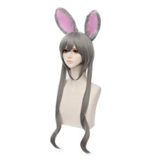 画像2: ズートピア ジュディ ウサギ Judy ツインテール ディズニー コスプレウイッグ うさぎ耳付き wig (2)