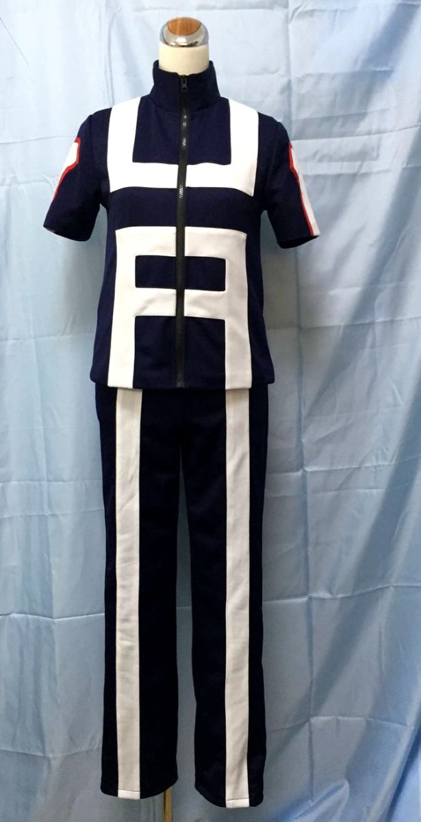 画像1: 僕のヒーローアカデミア 雄英高校体操服 緑谷出久 爆豪勝己 ジャージ コスプレ衣装 (1)
