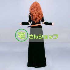 画像3:  ディズニープリンセス メリダとおそろしの森 Brave メリダ コスプレ衣装 (3)