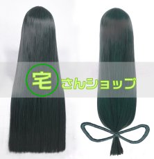 画像2: 僕のヒーローアカデミア  蛙吹梅雨 FROPPY フロッピー コスプレウィッグ かつら cosplay wig 耐熱ウィッグ  専用ネット付   (2)