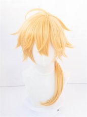 画像1: LIP×LIP 柴崎愛蔵 風   コスプレウィッグ かつら cosplay wig 耐熱ウィッグ  専用ネット付   (1)