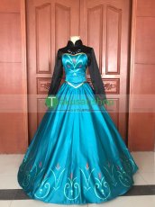 画像5: FROZEN アナと雪の女王 エルサ Elsa 風 コスチューム コスプレ衣装 オーダーメイド (5)
