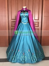 画像2: FROZEN アナと雪の女王 エルサ Elsa 風 コスチューム コスプレ衣装 オーダーメイド (2)