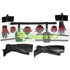 画像8: 【つなぎ服、ベルトセット、リストバンド*2、レッグカバー*2】キャプテンアメリカ3 シビル・ウォー  エイジ・オブ・ウルトロン ブラック・ウィドウ コスプレ衣装 (8)