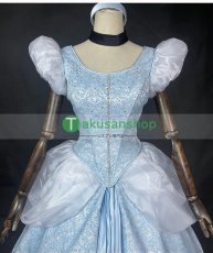画像4:  シンデレラ  Cinderella プリンセス  ドレス  ハロウィン お姫様 風 コスチューム コスプレ衣装 オーダーメイド (4)