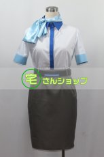 画像6: ANA 羽田空港10代目制服 CA キャビンアテンダント スチュワーデス 制服 コスプレ衣装 (6)