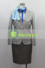 画像1: ANA 羽田空港10代目制服 CA キャビンアテンダント スチュワーデス 制服 コスプレ衣装 (1)