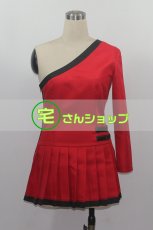 画像1: 安室奈美恵 25周年 finally アート赤 ドレス コスプレ衣装 (1)