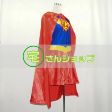 画像2: スーパーガール 風 コスプレ衣装 コスチューム オーダーメイド無料 (2)