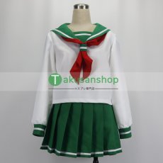 画像1: 犬夜叉 いぬやしゃ 日暮かごめ 風 コスチューム コスプレ衣装 オーダーメイド無料 (1)