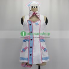 画像1: D4DJ ディーフォーディージェー Photon Maiden 新島衣舞紀 ナース服 風 コスチューム コスプレ衣装 オーダーメイド無料 (1)