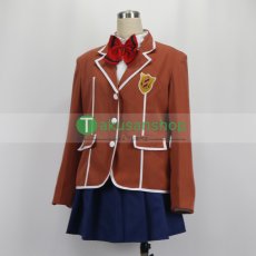 画像3: ギルティクラウン 制服 楪いのり 風 コスチューム コスプレ衣装 オーダーメイド無料 (3)