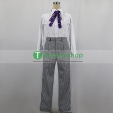 画像8: 黒執事 名門寄宿学校編P4 グレゴリー・バイオレット 風 コスチューム コスプレ衣装 オーダーメイド (8)