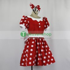画像2: ミニー 風 コスチューム コスプレ衣装 オーダーメイド (2)