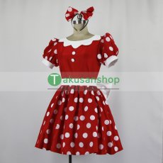 画像3: ミニー 風 コスチューム コスプレ衣装 オーダーメイド (3)