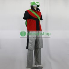 画像2: ポケットモンスター エメラルド  ポケモン   ユウキ 風 コスチューム コスプレ衣装 オーダーメイド (2)
