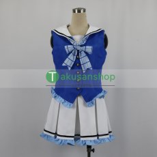 画像6: LoveLive!Sunshine!!  ラブライブ！サンシャイン！！ 君の瞳を巡る冒険  渡辺曜 黒澤ルビィ 風 コスチューム コスプレ衣装 オーダーメイド (6)