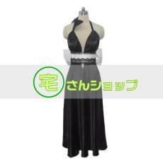 画像1: Vocaloid ボーカロイド ボカロ 初音ミク MIKU  黒いワンピース コスプレ衣装 (1)