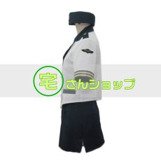 画像2: CA キャビンアテンダント スチュワーデス 制服 ハロウィン 仮装 ダンス パーティー イベント コスチューム コスプレ衣装 (2)