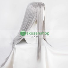 画像2: FF7 ファイナルファンタジーVII セフィロス Sephiroth 風 コスプレウィッグ かつら cosplay wig 耐熱ウィッグ  専用ネット付   (2)