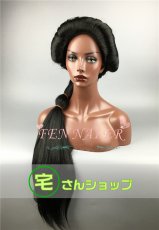 画像1: アラジンと魔法のランプ アラジン Aladin ジャスミン プリンセス   風  コスプレウィッグ かつら cosplay wig 耐熱ウィッグ  専用ネット付   (1)